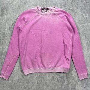 Free City Sweatshirt Womens XS Pink Supermat Life Nature Love Open Hand